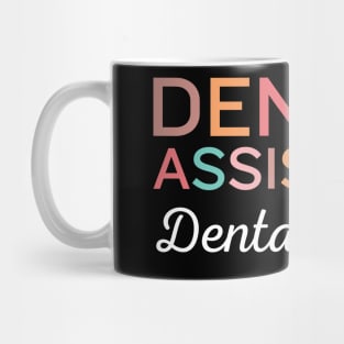 Dental squad Funny Retro Pediatric Dental Assistant Hygienist Office Mug